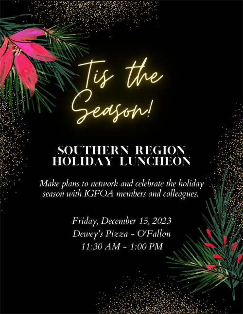Southern Region Holiday Event Flyer